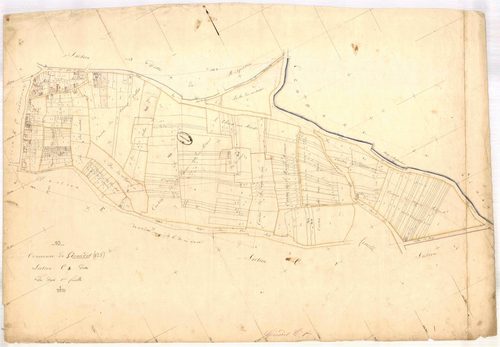 Géraudot, section C dite du Parc, feuille n° 1