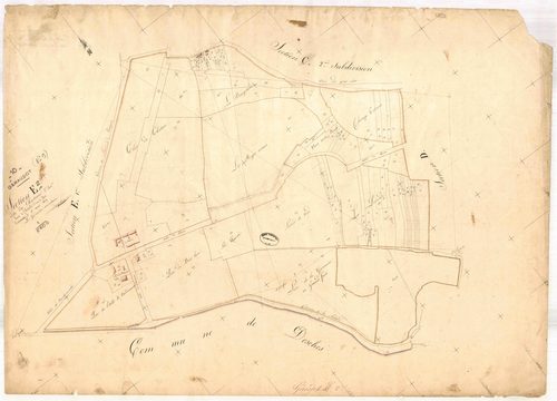 Géraudot, section E dite du Chateau, feuille n° 2