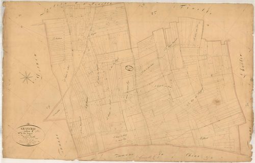 Grandville, section C dite des noues parfondes, feuille n° 3, parcelles n°781-1152