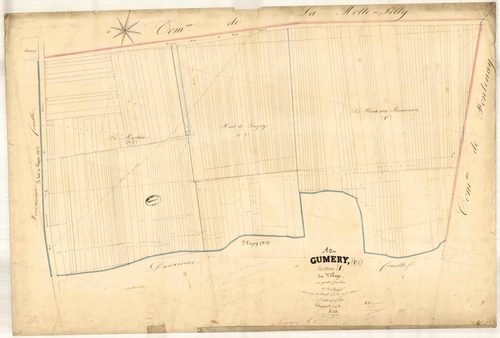 Gumery, section A dite du village, feuille n° 1