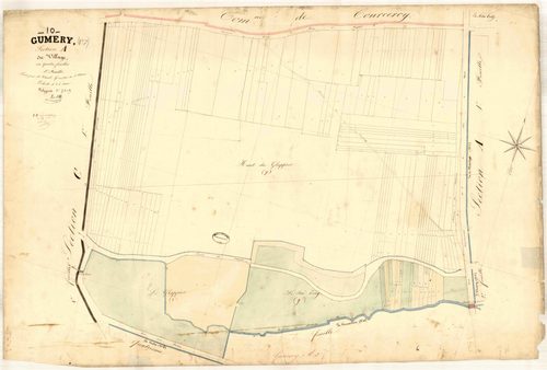 Gumery, section A dite du village, feuille n° 3