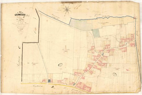 Gumery, section A dite du village, feuille n° 4