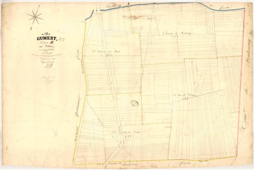 Gumery, section B dite des Sentiers, feuille n° 1