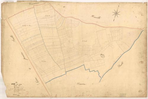 Gyé-sur-Seine, section A dite de la forêt, feuille n° 1, parcelles n°1-151