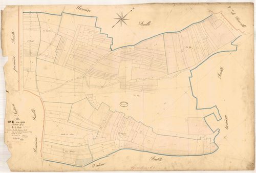 Gyé-sur-Seine, section A dite de la forêt, feuille n° 2, parcelles n°152-338