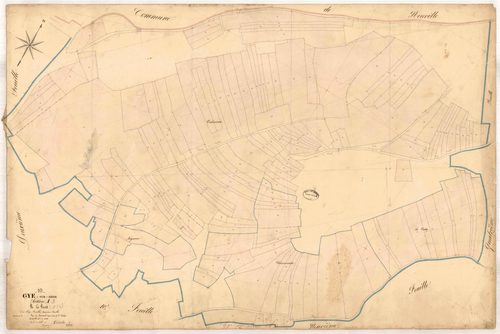 Gyé-sur-Seine, section A dite de la forêt, feuille n° 3, parcelles n°339-514