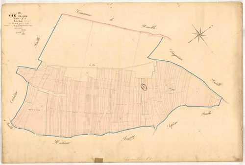 Gyé-sur-Seine, section A dite de la forêt, feuille n° 4, parcelles n°515-632