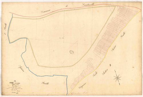Gyé-sur-Seine, section A dite de la forêt, feuille n° 6, parcelles n°852-906