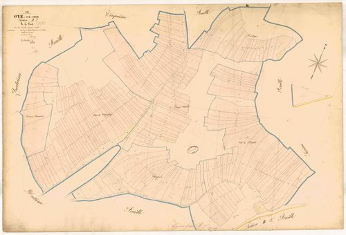 Gyé-sur-Seine, section A dite de la forêt, feuille n° 7, parcelles n°907-1136