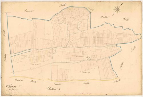 Gyé-sur-Seine, section A dite de la forêt, feuille n° 9, parcelles n°1384-1588