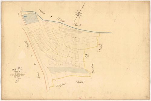 Gyé-sur-Seine, section B dite de Villers, feuille n° 1, parcelles n°1-56
