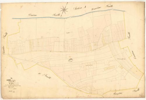 Gyé-sur-Seine, section B dite de Villers, feuille n° 2, parcelles n°57-217