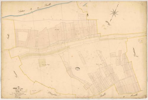 Gyé-sur-Seine, section B dite de Villers, feuille n° 3, parcelles n°218-339