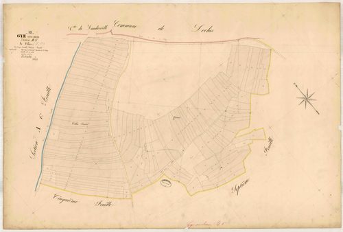 Gyé-sur-Seine, section B dite de Villers, feuille n° 6, parcelles n°648-773