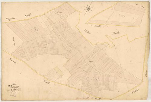Gyé-sur-Seine, section B dite de Villers, feuille n° 7, parcelles n°774-945