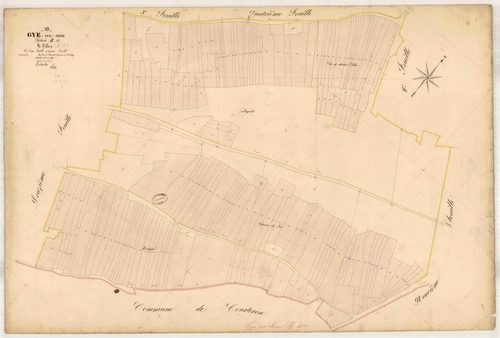 Gyé-sur-Seine, section B dite de Villers, feuille n° 11, parcelles n°1168-1346
