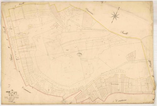 Gyé-sur-Seine, section B dite de Villers, feuille n° 13, parcelles n°1558-1810