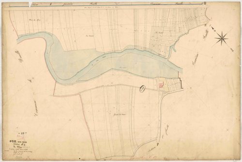 Gyé-sur-Seine, section C dite du Village, feuille n° 1, parcelles n°1-152