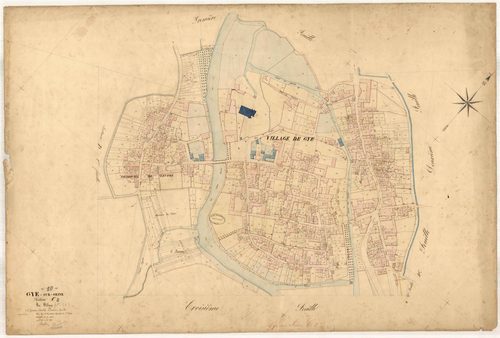 Gyé-sur-Seine, section C dite du Village, feuille n° 2, parcelles n°153-1209