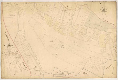 Gyé-sur-Seine, section D dite de Valgré, feuille n° 1, parcelles n°1-339