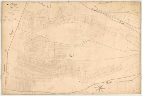Gyé-sur-Seine, section D dite de Valgré, feuille n° 6, parcelles n°977-1236