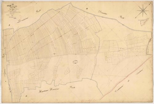 Gyé-sur-Seine, section D dite de Valgré, feuille n° 8, parcelles n°1363-1619
