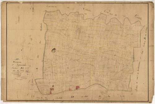 Hampigny, section B dite du bang, feuille n° 1