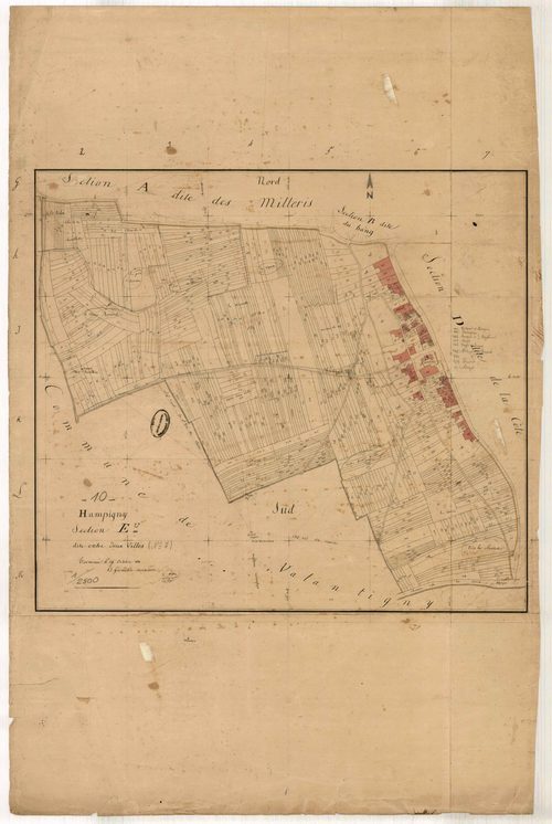Hampigny, section E dite entre deux villes