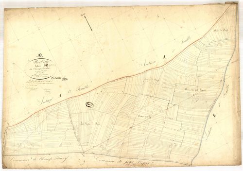 Herbisse, section B dite du champ jardin, feuille n° 2