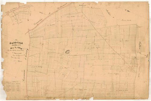 Jasseines, section C dite du village, feuille n° 3, parcelles n°787-1355
