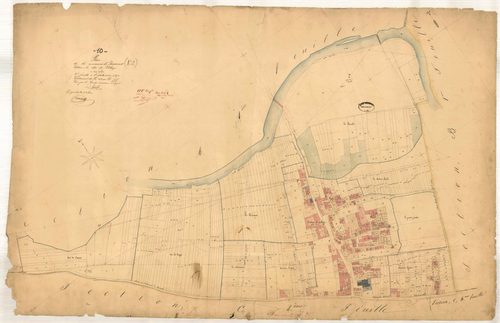 Jaucourt, section A dite du village, feuille n° 2, parcelles n°203-775