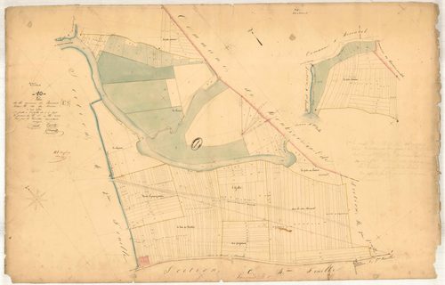 Jaucourt, section B dite des accrues, feuille n° 1, parcelles n°1-255