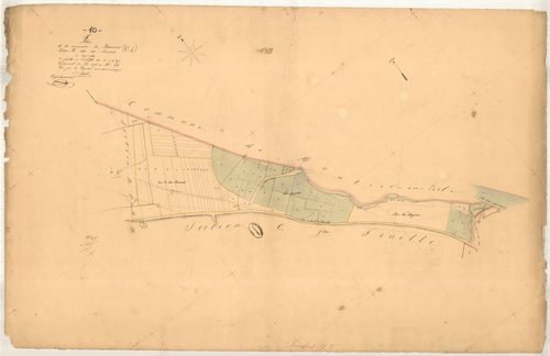 Jaucourt, section B dite des accrues, feuille n° 2, parcelles n°256-316