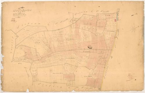 Jaucourt, section C dite du gagnage, feuille n° 4, parcelles n°1018-1562