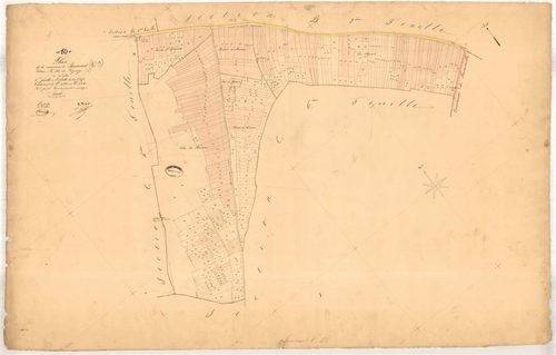 Jaucourt, section C dite du gagnage, feuille n° 5, parcelles n°1563-1840
