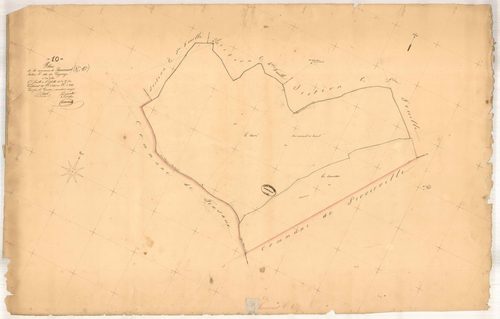 Jaucourt, section C dite du gagnage, feuille n° 6, parcelles n°1841-1842