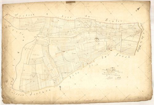 Jessains, section B dite de charmelle, feuille n° 1