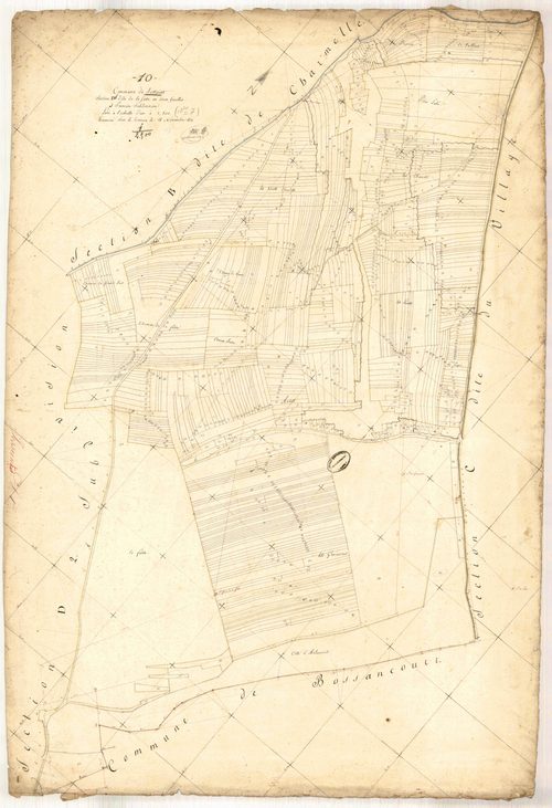 Jessains, section D dite de la fosse, feuille n° 1