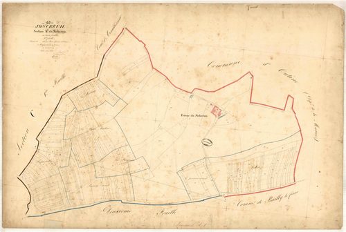 Joncreuil, section A dite du sicheron, feuille n° 1, parcelles n°1-171