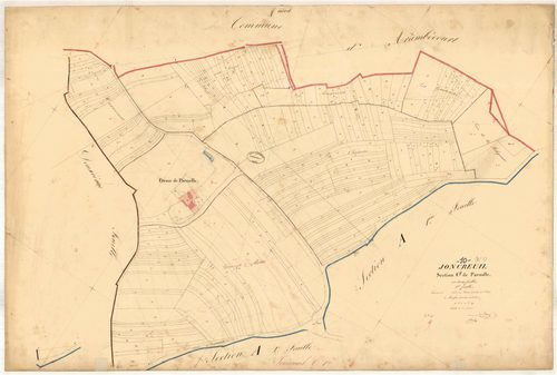 Joncreuil, section C dite de parnolle, feuille n° 1, parcelles n°1-275