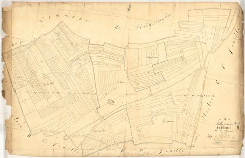 Jully-sur-Sarce, section B dite de chanceron, feuille n° 1, parcelles n°1-333