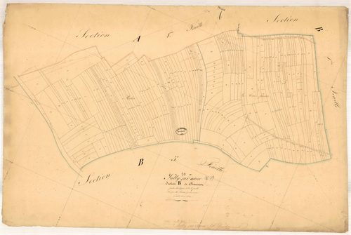 Jully-sur-Sarce, section B dite de chanceron, feuille n° 4 + partie développée de la 3ème feuille