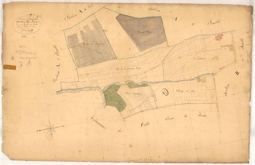 Juvancourt, section A dite de la forêt, feuille n° 2, parcelles n°144-327