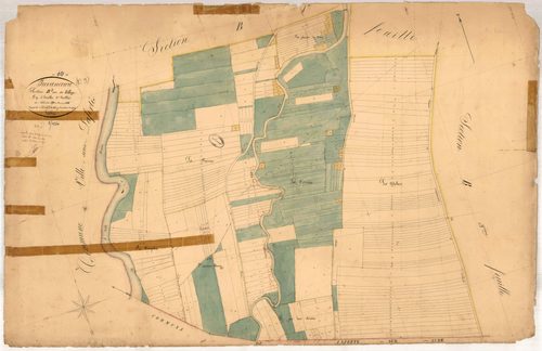 Juvancourt, section B dite du village, feuille n° 2, parcelles n°319-674