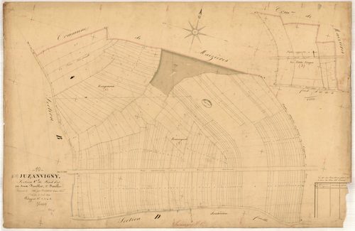 Juzanvigny, section C dite de fond d'or, feuille n° 1