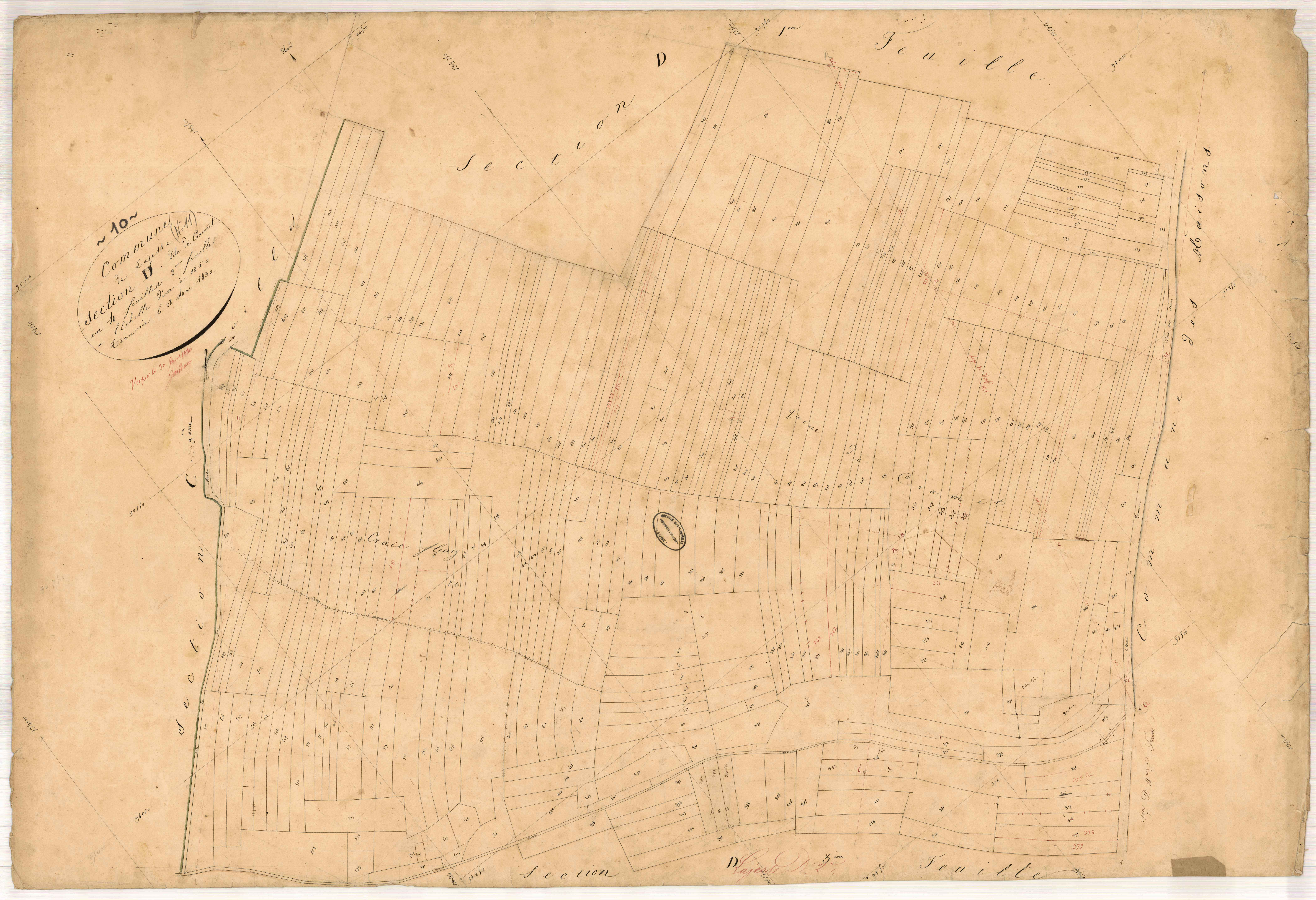 Lagesse, section D dite de cramet, feuille n° 2