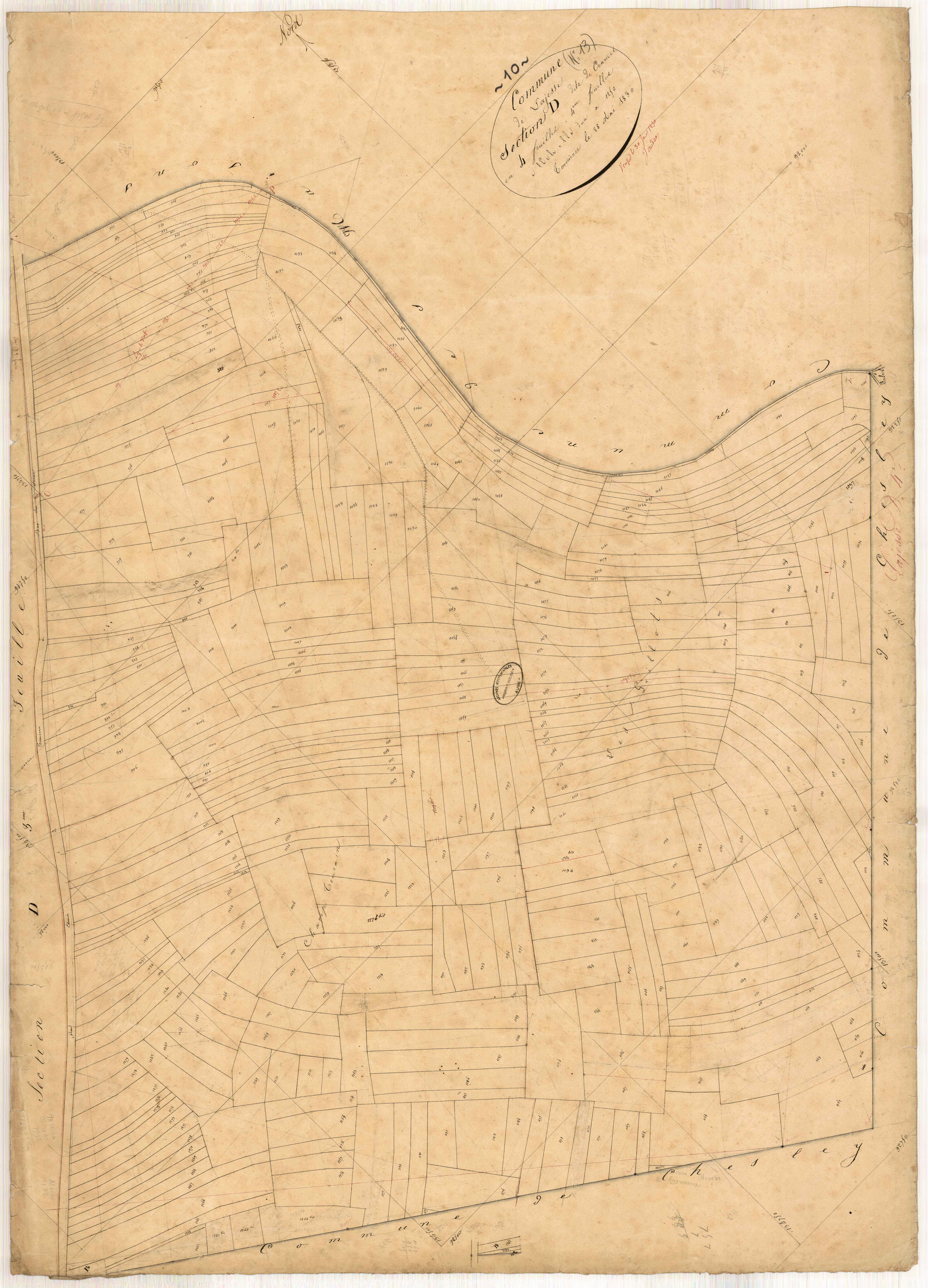 Lagesse, section D dite de cramet, feuille n° 4