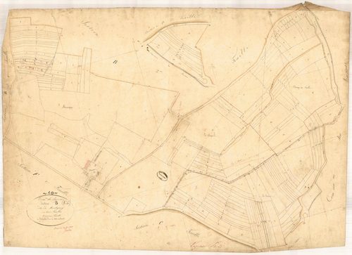 Lagesse, section B dite de Montigny, feuille n° 3