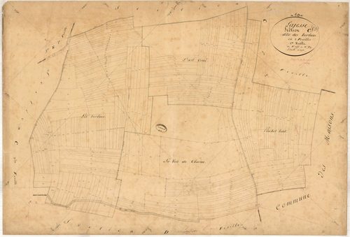 Lagesse, section C dite des herbues, feuille n° 2, parcelles n°255-539