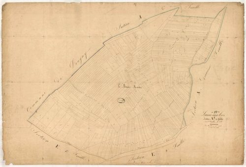 Laines-aux-Bois, section A dite de Galilée, feuille n° 5, parcelles n°